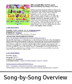 AATW--Latin America CLASSROOMS song-by-song overview for landing page2