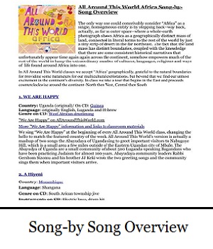 AATW--Africa CLASSROOMS song-by-song overview for landing page2