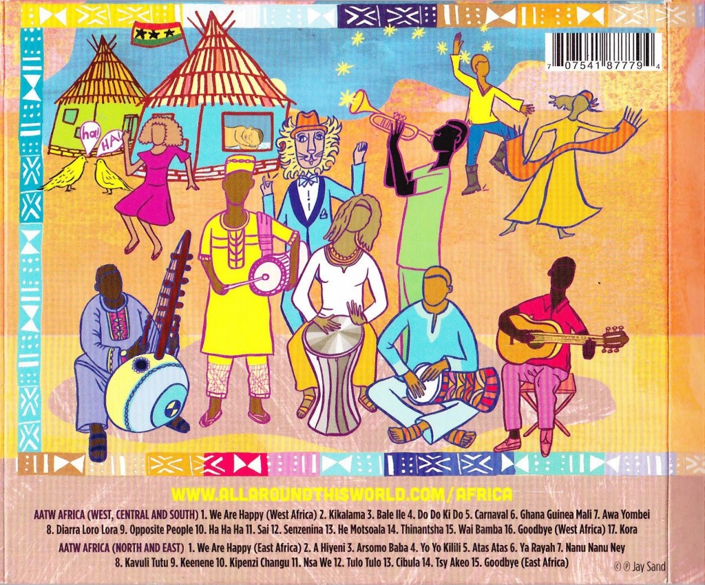 All Around This World--Africa CD back cover